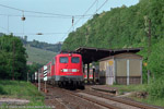 1. Juni 2003. 110 180. Bad Sulza / Kirchentagssonderzug auf der Rückfahrt von Berlin.