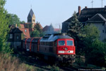 11. Mai 2006. 233 326. Meuselwitz. . Thüringen / 233 326 erreicht mit einem Leerkohlezug aus Mumsdorf den Bahnhof Meuselwitz.