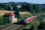 27. Juni 2006. 628 610. Freyburg (Unstrut). Größnitz. Sachsen-Anhalt / 628 610 als RB 26965 nach Naumburg im Bahnhof Freyburg.
