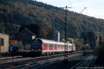 25. Oktober 2006. Baureihe 110. Haunetal. Neukirchen. Hessen / Zug in Richtung Bebra im Bahnhof Haunetal-Neukirchen.