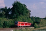 21. Mai 2007. 612 174. Kraftsdorf. Oberndorf. Thüringen / Regionalexpress nach Göttingen, aufgenommen gegen 18:05 Uhr bei Oberndorf.