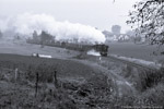 12. Oktober 2007. 44 1486. Schwallungen. . Thüringen / Dampf trifft Kies. 44 1486 unterwegs mit einem leeren Holzzug nach Meinigen.