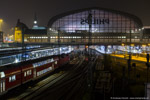 24. September 2014. Baureihe 120. Hamburg. Hamburg-Mitte. Hamburg / Blick von der Altmannbrücke auf den Hamburger Hauptbahnhof.